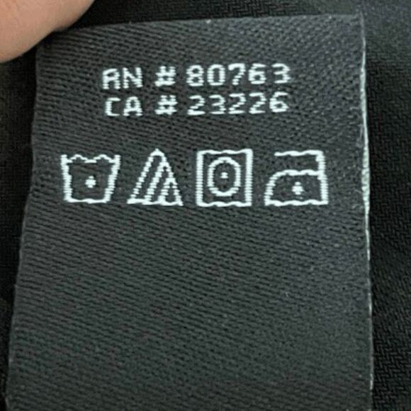 Moda International Lace Back Faux Wrap Mini Dress Black Sleeveless V-Neck M - Picture 8 of 8